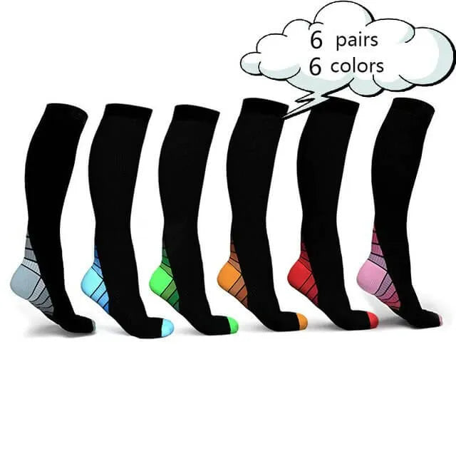 Compression Socks (6/7 Pairs)